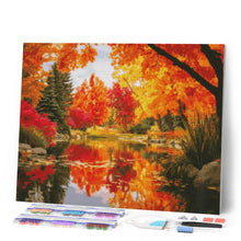 Load image into Gallery viewer, Diamond Painting - Golden Trees of Autumn