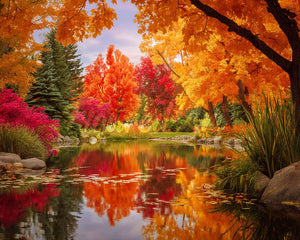 Diamond Painting - Golden Trees of Autumn