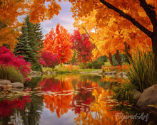 Load image into Gallery viewer, Diamond Painting - Golden Trees of Autumn