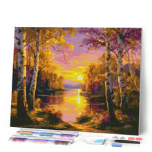 Load image into Gallery viewer, Diamond Painting - Radiant Birch Lake