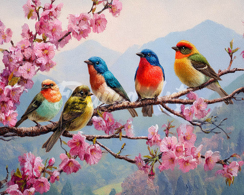 Diamond Painting - The Band of Songbirds