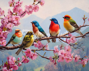 Diamond Painting - The Band of Songbirds