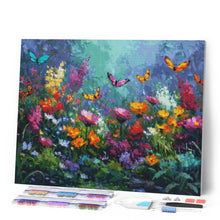 Load image into Gallery viewer, Diamond Painting - Colourful Butterfly Garden