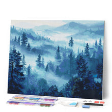 Load image into Gallery viewer, Diamond Painting - Mist in the Pines