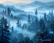 Load image into Gallery viewer, Diamond Painting - Mist in the Pines