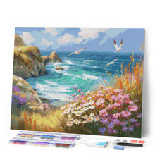Load image into Gallery viewer, Diamond Painting - Ocean View in Bloom