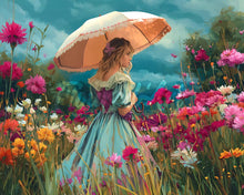 Load image into Gallery viewer, Diamond Painting - Lady of the Wildflowers