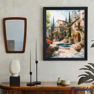 Diamond Painting - Mediterranean Villa