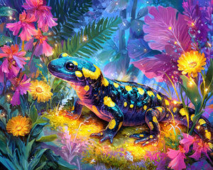Diamond Painting - Polka Dot Salamander
