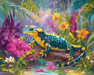 Diamond Painting - Happy Salamander