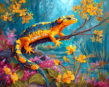 Load image into Gallery viewer, Diamond Painting - Golden Salamander