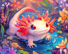 Load image into Gallery viewer, Diamond Painting - Cute Axolotl