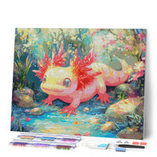 Load image into Gallery viewer, Diamond Painting - Sunbathing Axolotl