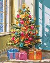 Load image into Gallery viewer, Diamond Painting - Bright Christmas Tree 40x50cm canvas already framed