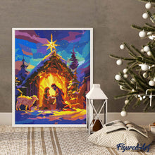 Load image into Gallery viewer, Diamond Painting - Silent Night 40x50cm canvas already framed