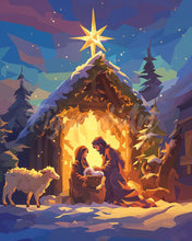 Load image into Gallery viewer, Diamond Painting - Silent Night 40x50cm canvas already framed