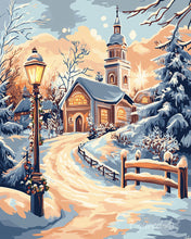 Load image into Gallery viewer, Diamond Painting - Path to the Chapel 40x50cm canvas already framed