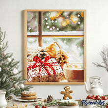 Load image into Gallery viewer, Diamond Painting - Holiday Coffee Time 40x50cm canvas already framed