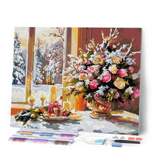 Load image into Gallery viewer, Diamond Painting - Romantic Christmas Eve 40x50cm canvas already framed