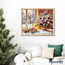 Load image into Gallery viewer, Diamond Painting - Romantic Christmas Eve 40x50cm canvas already framed