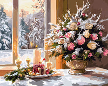 Load image into Gallery viewer, Diamond Painting - Romantic Christmas Eve 40x50cm canvas already framed