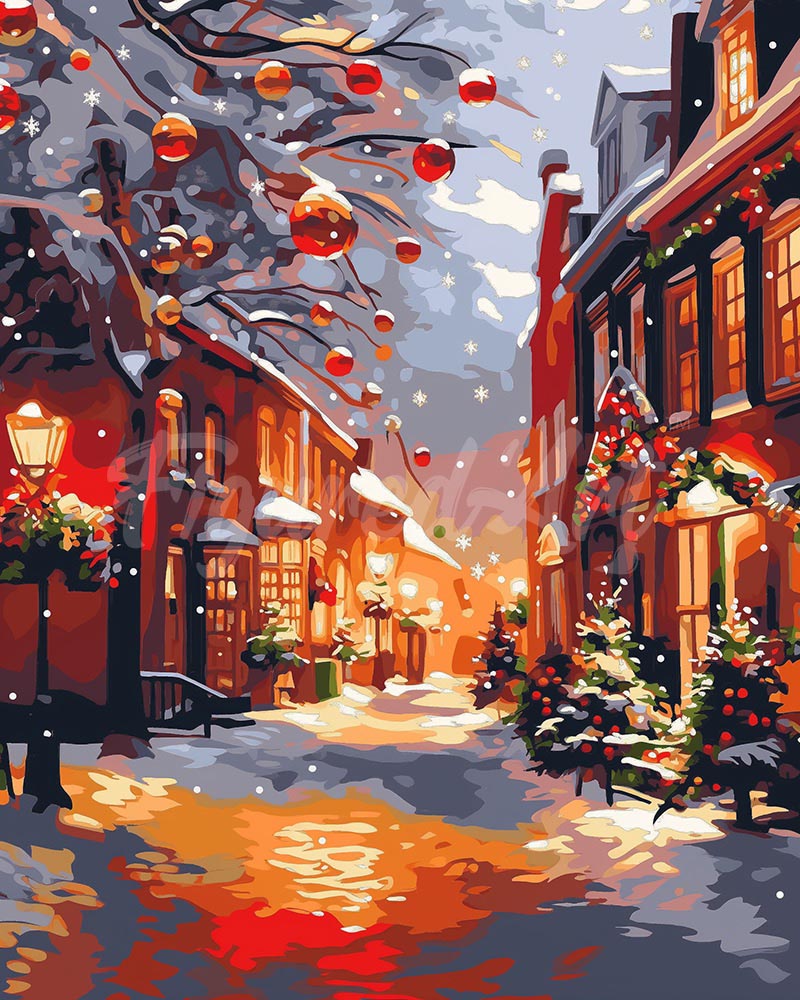 Diamond Painting - Golden Hour Christmas