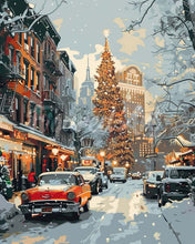 Load image into Gallery viewer, Diamond Painting - New York Winter Street