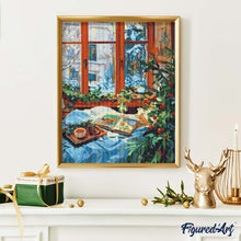Load image into Gallery viewer, Diamond Painting - Cosy Winter in Bed