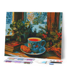 Load image into Gallery viewer, Diamond Painting - Winter Afternoon Tea