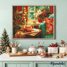 Load image into Gallery viewer, Diamond Painting - Holiday Coffee Corner