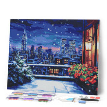 Load image into Gallery viewer, Diamond Painting - Winter Balcony