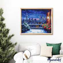 Load image into Gallery viewer, Diamond Painting - Winter Balcony