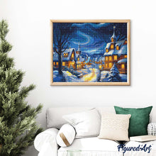 Load image into Gallery viewer, Diamond Painting - Starry Christmas Village