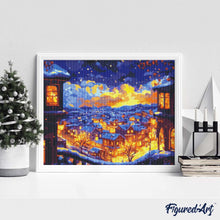 Load image into Gallery viewer, Diamond Painting - Glowing Winter Night