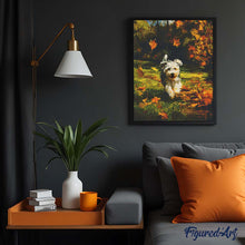 Load image into Gallery viewer, Diamond Painting - Joyful Pup in Autumn