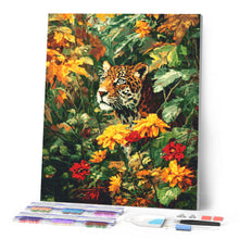 Load image into Gallery viewer, Diamond Painting - Leopard in Autumn