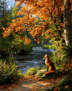 Diamond Painting - Red Fox by River