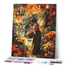 Load image into Gallery viewer, Diamond Painting - Fairy of Autumn Garden
