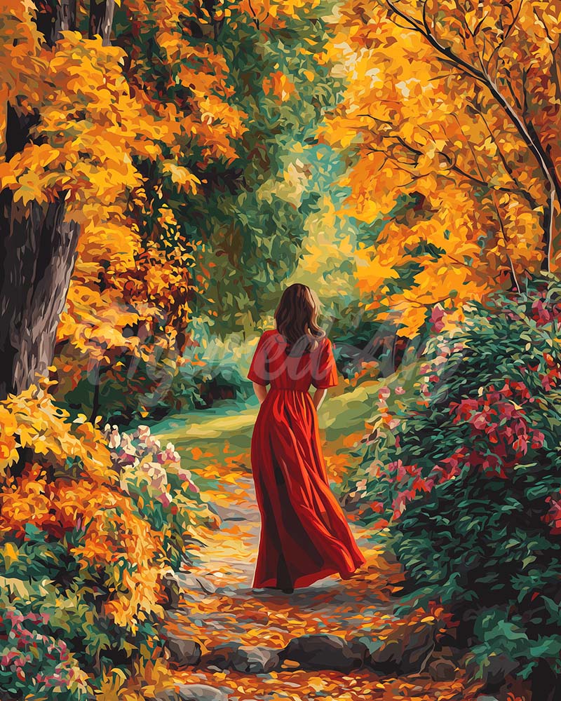 Diamond Painting - Lady in Red