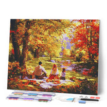 Load image into Gallery viewer, Diamond Painting - Autumn Family Picnic