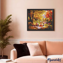 Load image into Gallery viewer, Diamond Painting - Autumn Family Picnic