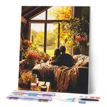 Load image into Gallery viewer, Diamond Painting - Autumn Morning Embrace