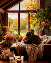 Load image into Gallery viewer, Diamond Painting - Autumn Morning Embrace