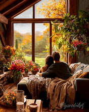 Load image into Gallery viewer, Diamond Painting - Autumn Morning Embrace