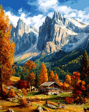 Load image into Gallery viewer, Diamond Painting - Autumn in the Dolomites