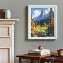 Load image into Gallery viewer, Diamond Painting - Autumn Stream in Alps