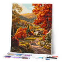 Load image into Gallery viewer, Diamond Painting - Country Road in Autumn