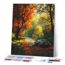 Load image into Gallery viewer, Diamond Painting - Golden Road Journey