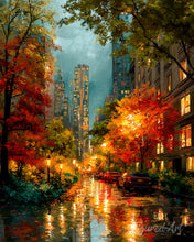 Load image into Gallery viewer, Diamond Painting - Autumn City Lights