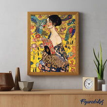 Load image into Gallery viewer, Diamond Painting - Lady with a Fan - Klimt